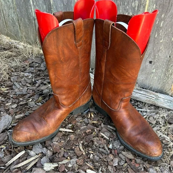 Georgia Boots Farm Ranch G5755 Carbo Tech Wellington Russet WildwoodMens 11M